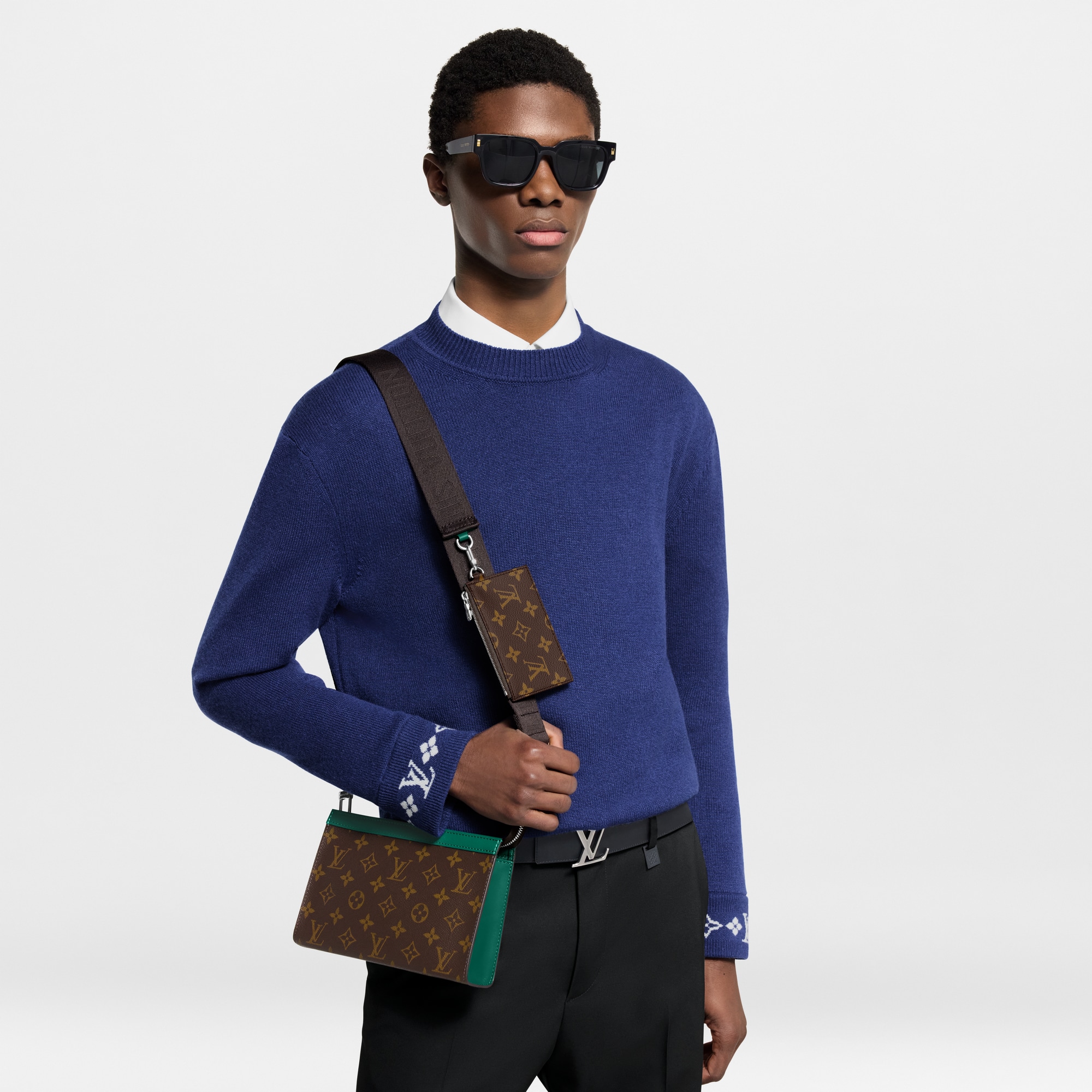 Gaston Wearable Wallet Monogram Macassar Canvas - Louis Vuitton